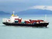 Kapal kontainer kanggo didol