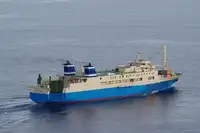 Kapal kontainer kanggo didol
