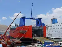 Kapal kontainer kanggo didol