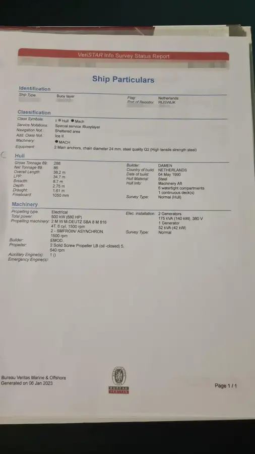 Kapal pasokan kanggo didol