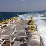 Kapal kontainer kanggo didol