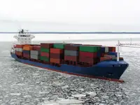 Kapal kontainer kanggo didol