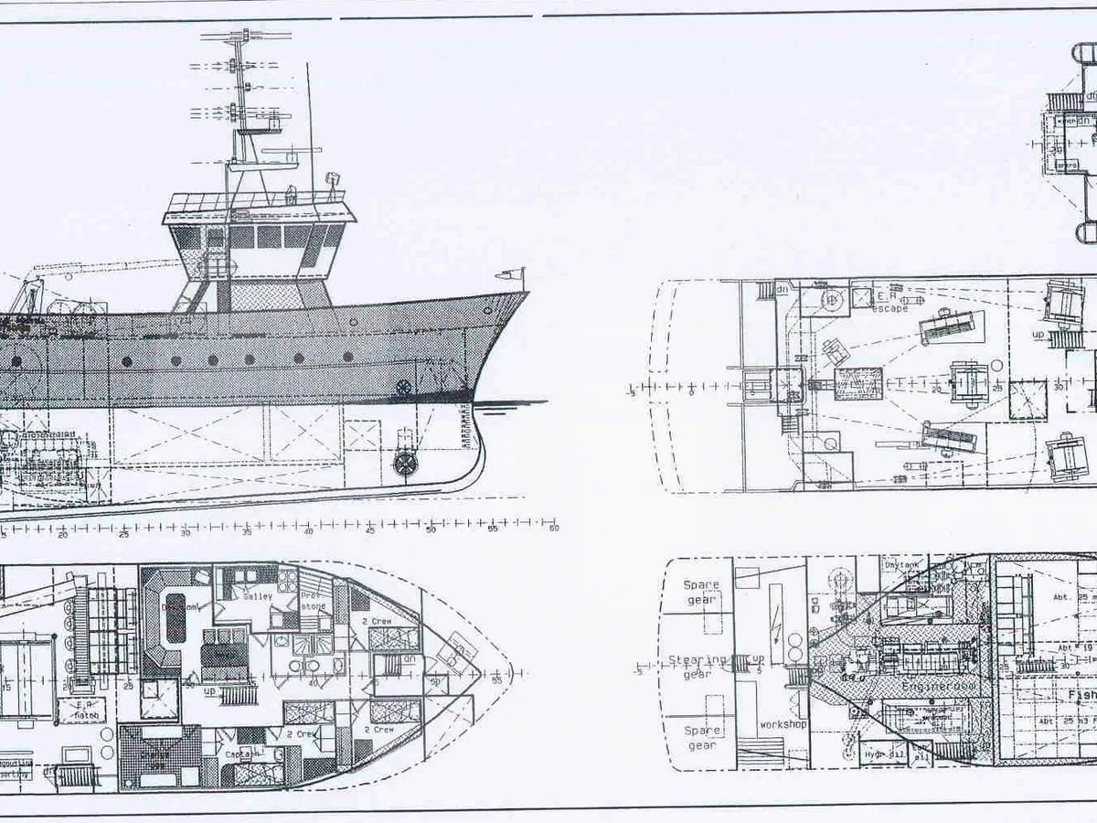 Kapal trawler kanggo didol