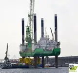 Rig pengeboran jack-up kanggo didol