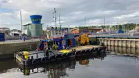 Kapal kontainer kanggo didol